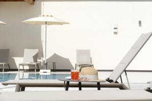 Χώρος καθιστικού στο Hotel am Hang