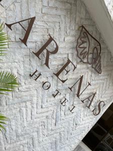 Certifikát, hodnocení, plakát nebo jiný dokument vystavený v ubytování Arenas Hotel