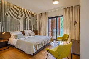 Postel nebo postele na pokoji v ubytování Elegant Istria Villa 18M Private Pool Villa Novica Platinum 4 Bedrooms Jacuzzi Sauna And Gym + 29 fotografií