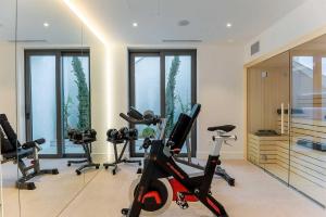 Fitness centrum a/nebo fitness zařízení v ubytování Spectacular Korcula Villa 4 Bedrooms Villa Korcula Grandeur Private Infinity Pool Stunning Sea Views Zrnovo