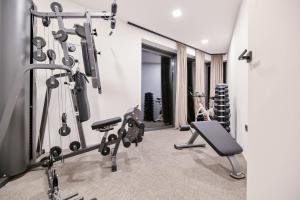 Fitness centrum a/nebo fitness zařízení v ubytování Sensational Istria Villa Villa Scenice Platinium 5 Bedrooms Stunning Sea Views Sauna And Gym