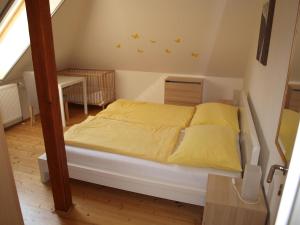 Postel nebo postele na pokoji v ubytování Ferienwohnung Heider