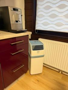 Kuchyň nebo kuchyňský kout v ubytování Ferienwohnung für Gruppen oder Familien