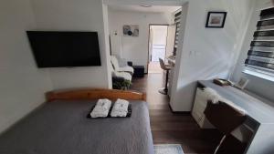 Krevet ili kreveti u jedinici u objektu Apartment Allapera