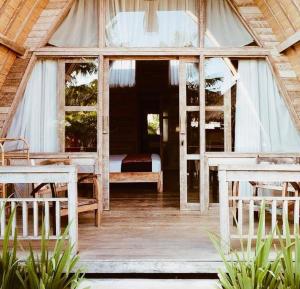 Balkón nebo terasa v ubytování The Hideaway Canggu