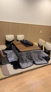 Posezení v ubytování 京都缘屋九条店kyoto-Enishiya guesthouse kujo NEW OPEN 新开业免费西式早餐