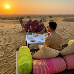 入住Emirates Luxury Desert Camps的客人