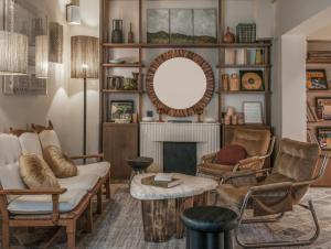 Posezení v ubytování Hotel Sookie