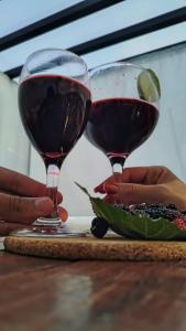 Galeriebild der Unterkunft Cabana dos Sonhos!A frame house Chalé Experience! in Mateus Leme