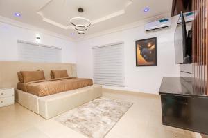 Χώρος καθιστικού στο Oyster Shell Apartments