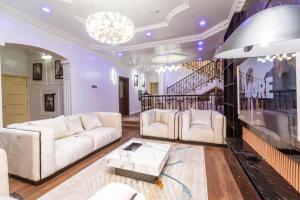 Χώρος καθιστικού στο Oyster Shell Apartments