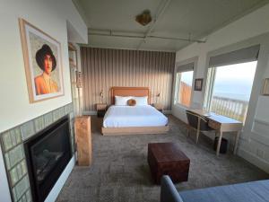 Postel nebo postele na pokoji v ubytování Hotel Sylvia
