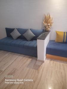 Ruang duduk di Residence Aya Sidi Bouzid Marrequos