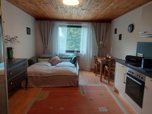 Posteľ alebo postele v izbe v ubytovaní Unter der Linde