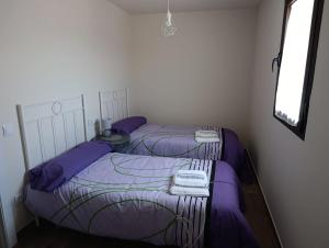 Postel nebo postele na pokoji v ubytování Casa rural La Zarzosa