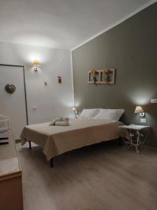 Postel nebo postele na pokoji v ubytování Summer loft