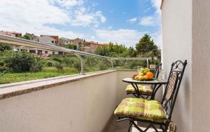 Balkón alebo terasa v ubytovaní Apartments in Vrbnik - Insel Krk 36005