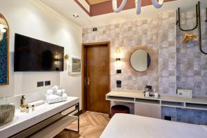 Postel nebo postele na pokoji v ubytování Hotel Ca' D'Oro - WENICE Deep Culture