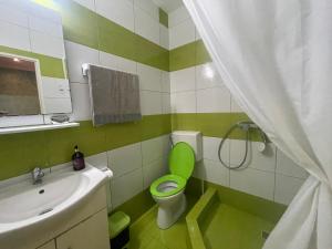 Koupelna v ubytování Vila Costin - camere de închiriat