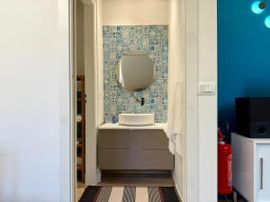 Phòng tắm tại Casa Buniva