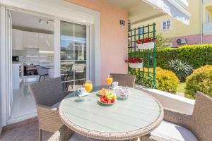Balkón alebo terasa v ubytovaní Apartment in Funtana - Istrien 31340