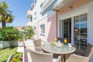 Balkón alebo terasa v ubytovaní Apartment in Funtana - Istrien 31340
