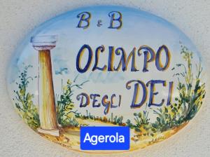 Certifikát, ocenenie alebo iný dokument vystavený v ubytovaní Olimpo degli Dei