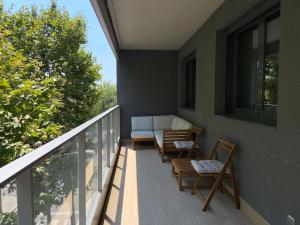 ระเบียงหรือลานระเบียงของ Family Apartment
