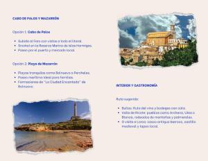 página de un sitio web con una imagen de una ciudad en Casa de las Palmeras Golf, en La Alcayna