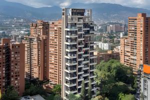 Cảnh El Poblado hoặc tầm nhìn thành phố từ căn hộ