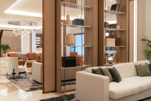 Madrid Marriott Hotel Princesa Plaza休息區