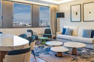 Madrid Marriott Hotel Princesa Plaza休息區