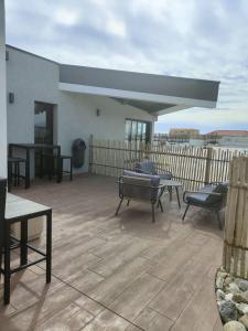 Balkon ili terasa u objektu Résidence Palmyra - Appt T3 vue sur port de plaisance- climatisé- accès wifi- adapté PMR MAE-0333