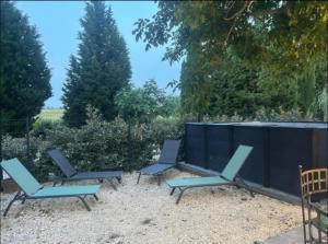 Zahrada ubytování Maison provençale proche du lac