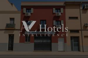 a building with a sign for a hotel at AYZ Sierra de Meira - Auto check-in property in Madrid