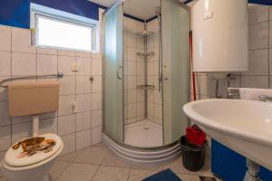 Kúpeľňa v ubytovaní Apartment in Crikvenica 5611