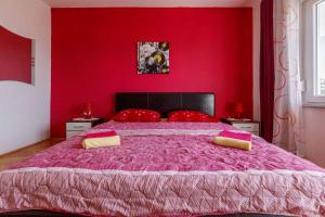 Posteľ alebo postele v izbe v ubytovaní Apartment in Crikvenica 5611