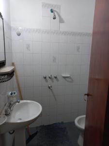 Koupelna v ubytování Don Lalo