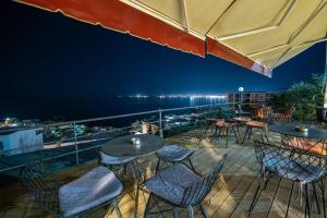 Balkoni atau teres di Hotel Ble Ble Vlore