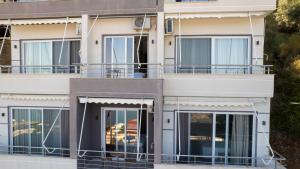 Balkoni atau teres di Hotel Ble Ble Vlore