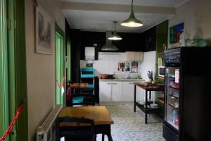 A cozinha ou cozinha compacta de Hostal Providencia