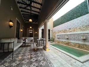 Bazén v ubytování Casa Ágape nebo v jeho okolí