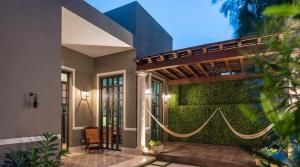 Zahrada ubytování Casa Ágape