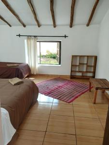 Χώρος καθιστικού στο Casa Colibrí
