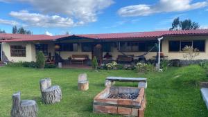 Zahrada ubytování Hacienda la moya, Cotopaxi