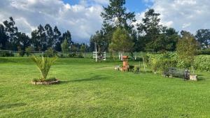 Zahrada ubytování Hacienda la moya, Cotopaxi