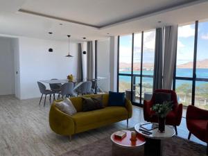 Prostor za sedenje u objektu Appartement vue mer