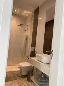 Kupatilo u objektu Appartement vue mer +5 fotografija