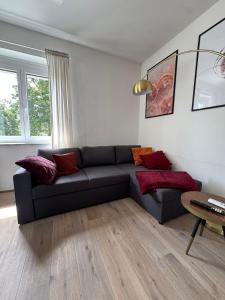 Χώρος καθιστικού στο Modernes Zentrales Apartment