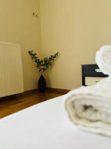 Postel nebo postele na pokoji v ubytování Villa in Elassona-Βίλα στην Ελασσόνα